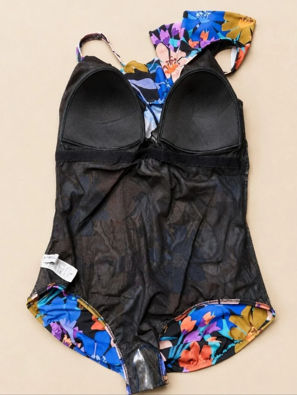 NWT Profile by Gottex 18W Floral Surplice One Piece Swimsuit Tummy Control $178
